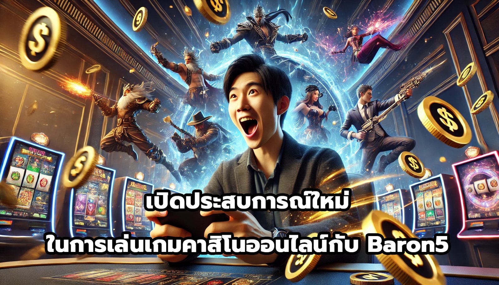 เปิดประสบการณ์ใหม่ในการเล่นเกมคาสิโนออนไลน์กับ Baron5-14